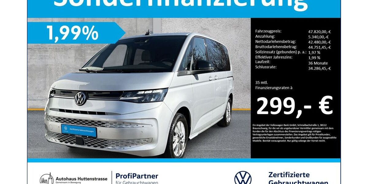 VW T7 Multivan 27.251 km 47.620 &euro; Salzatal OT Bennstedt 06198
