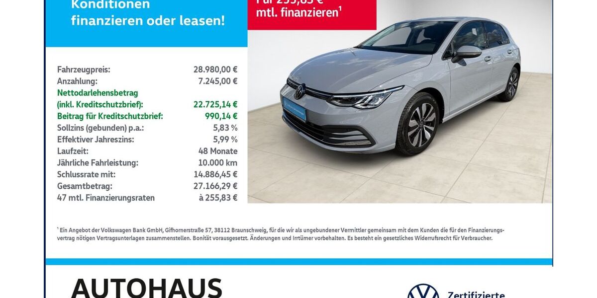 VW Golf 23.304 km 25.880 &euro; Bitterfeld-Wolfen 06749
