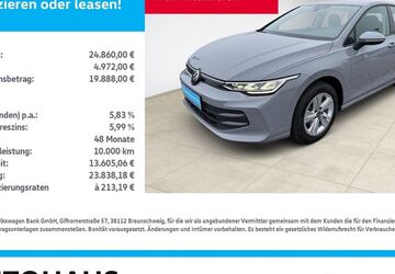 VW Golf 8.449 km 24.860 &euro; Bitterfeld-Wolfen 06749