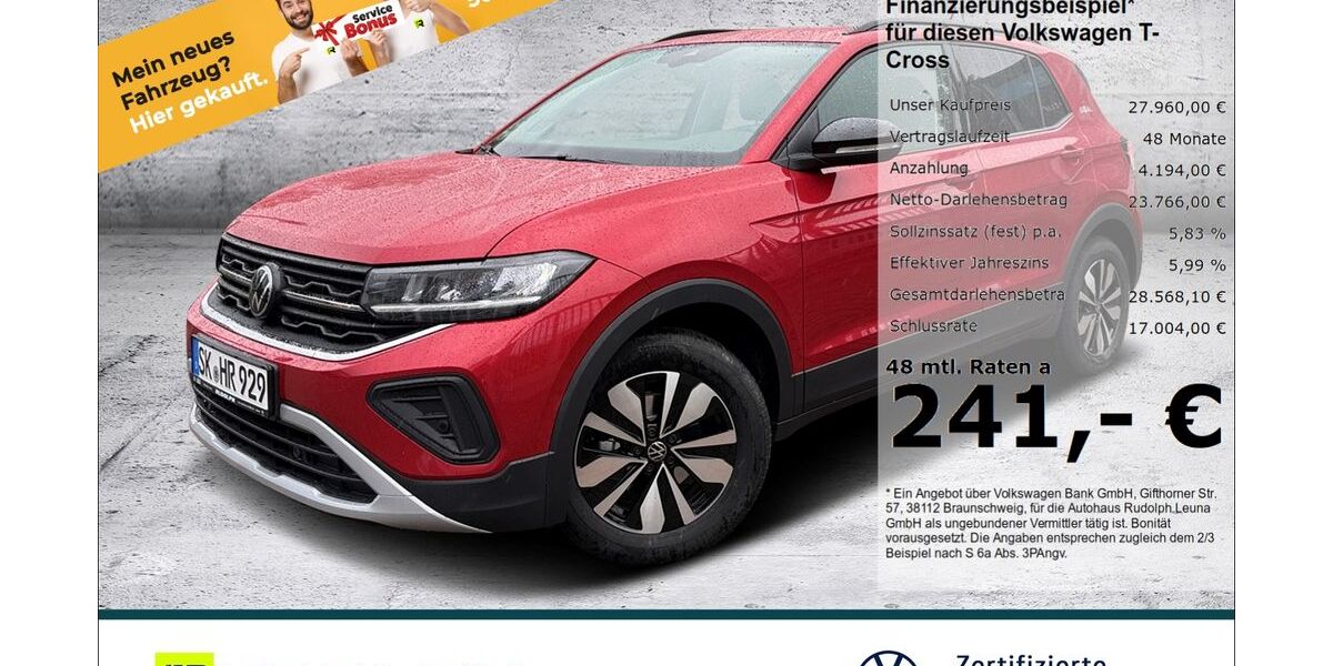 VW T-Cross 8.300 km 25.340 &euro; Leuna 06237