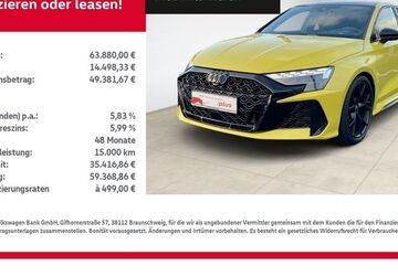 Audi RS3 11.693 km 62.979 &euro; Bitterfeld-Wolfen 06749