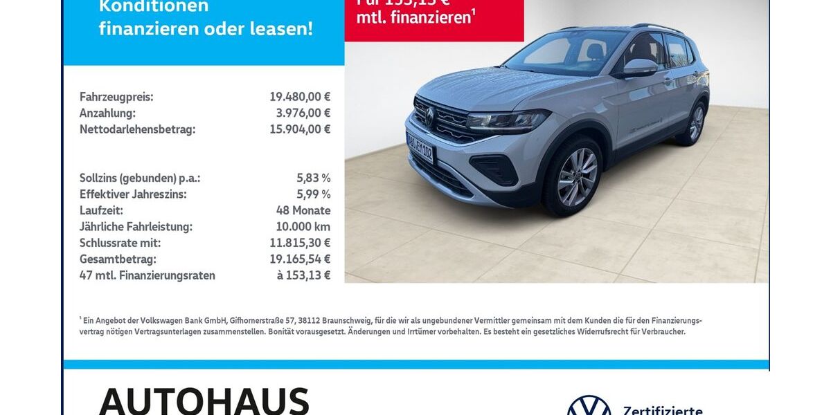 VW T-Cross 19.453 km 19.480 &euro; Bitterfeld-Wolfen 06749