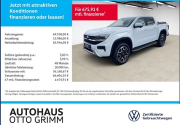 VW Amarok 5.500 km 68.990 &euro; Bitterfeld-Wolfen 06749