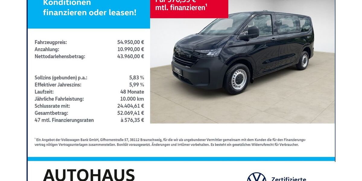 VW T7 Transporter 3.500 km 49.995 &euro; Bitterfeld-Wolfen 06749