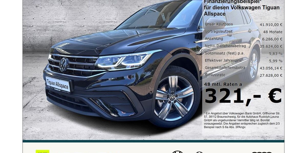 VW Tiguan Allspace 9.500 km 41.000 &euro; Leuna 06237