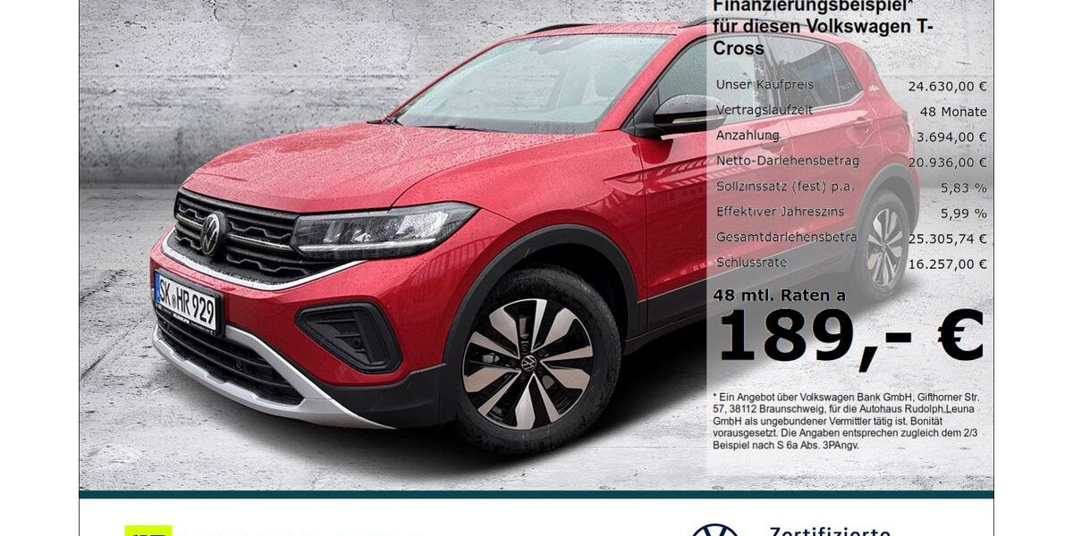 VW T-Cross 9.100 km 24.630 &euro; Leuna 06237