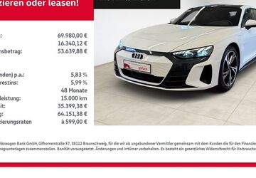 Audi e-tron GT 17.839 km 69.979 &euro; Bitterfeld-Wolfen 06749