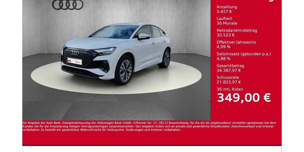 Audi Q4 e-tron 45.200 km 32.980 &euro; Halle 06122