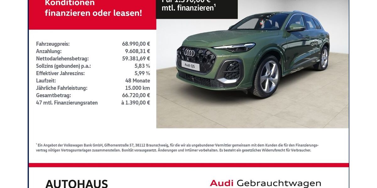 Audi Q5 17.219 km 65.979 &euro; Bitterfeld-Wolfen 06749