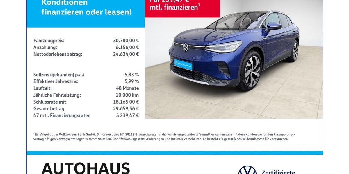 VW ID.4 23.262 km 29.980 &euro; Bitterfeld-Wolfen 06749