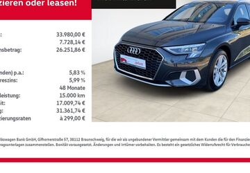 Audi A3 4.201 km 33.979 &euro; Bitterfeld-Wolfen 06749