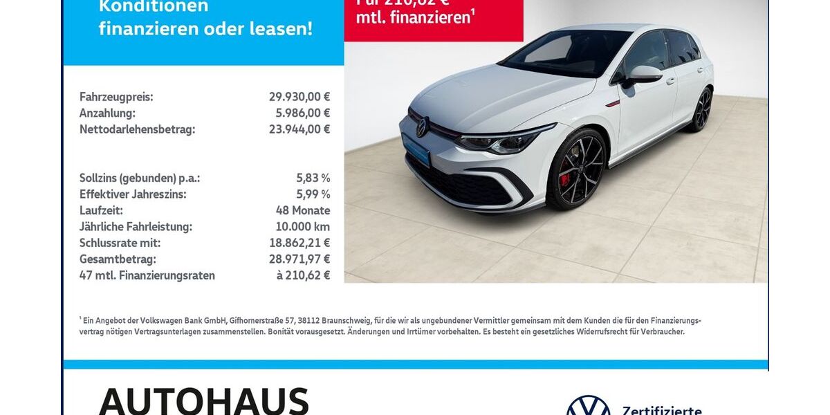 VW Golf 19.109 km 29.930 &euro; Bitterfeld-Wolfen 06749