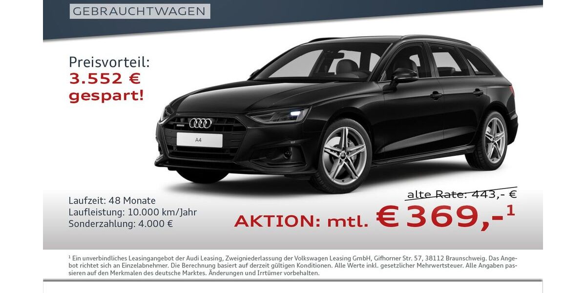 Audi A4 28.800 km 39.980 &euro; Halle 06122