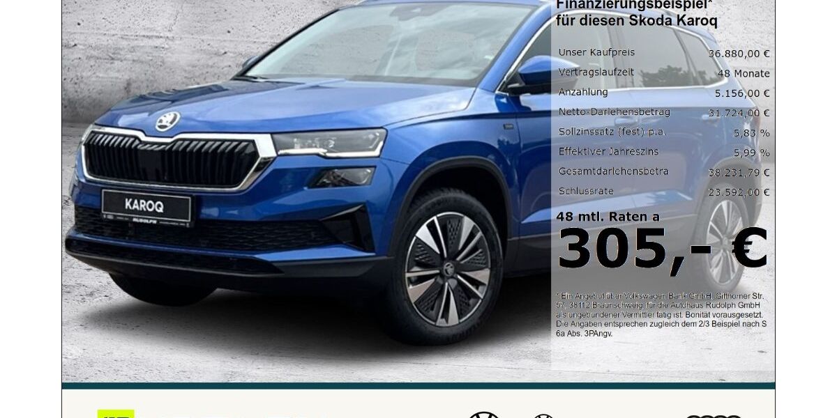 Skoda Karoq 5.000 km 35.780 &euro; Merseburg 06217