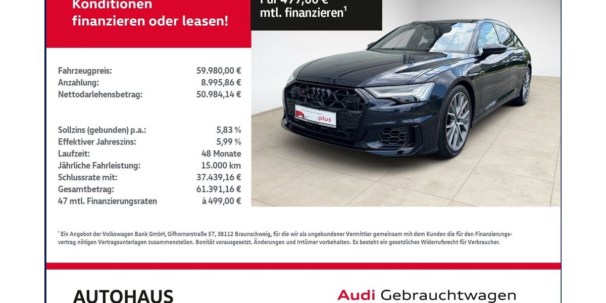 Audi S6 20.811 km 58.979 &euro; Bitterfeld-Wolfen 06749