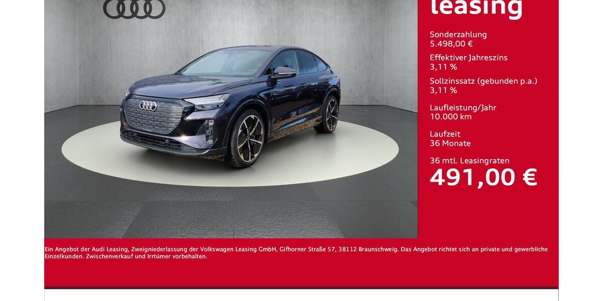 Audi Q4 e-tron 6.200 km 54.980 &euro; Halle 06122