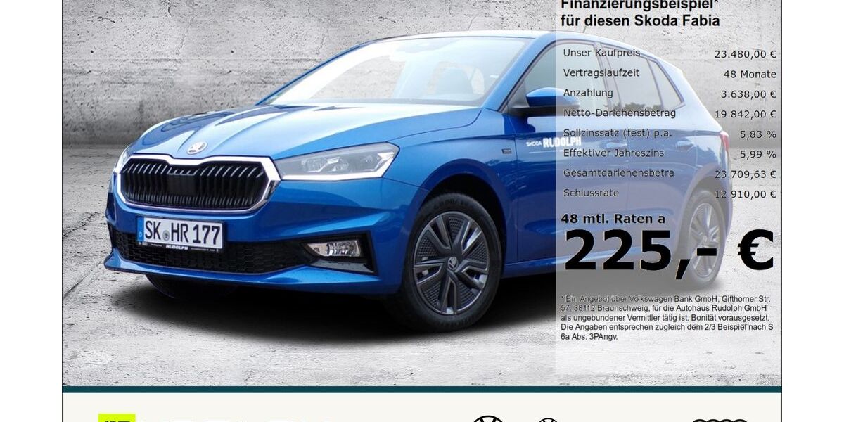 Skoda Fabia 6.000 km 21.880 &euro; Merseburg 06217