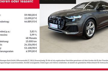 Audi Q8 72.329 km 58.979 &euro; Bitterfeld-Wolfen 06749