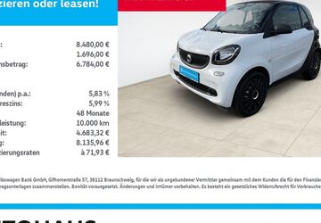 Smart ForTwo 53.859 km 8.480 &euro; Bitterfeld-Wolfen 06749