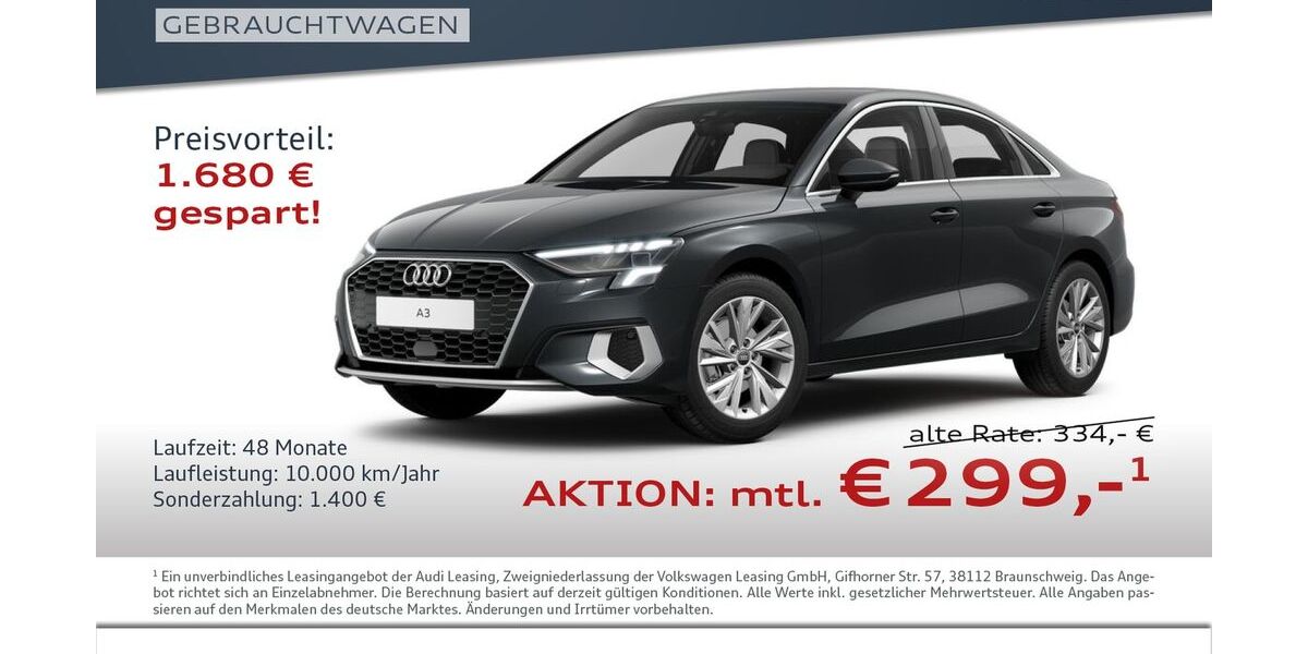 Audi A3 7.100 km 29.980 &euro; Halle 06122