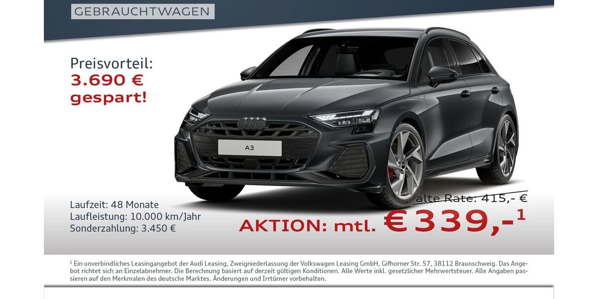 Audi A3 13.600 km 40.980 &euro; Halle 06122