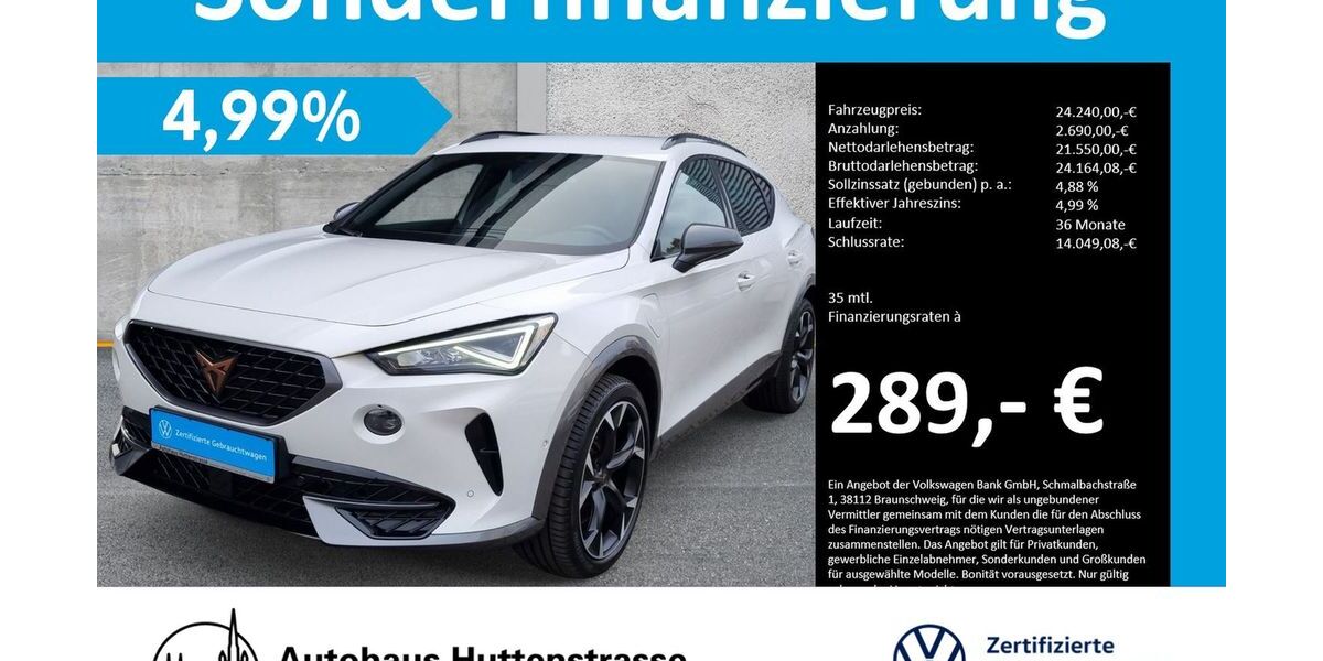 Cupra Formentor 60.412 km 23.420 &euro; Halle (Saale) 06110