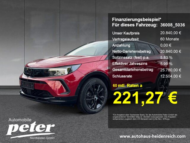 Opel Grandland (X) 38.193 km 20.840 &euro; Halle 06126