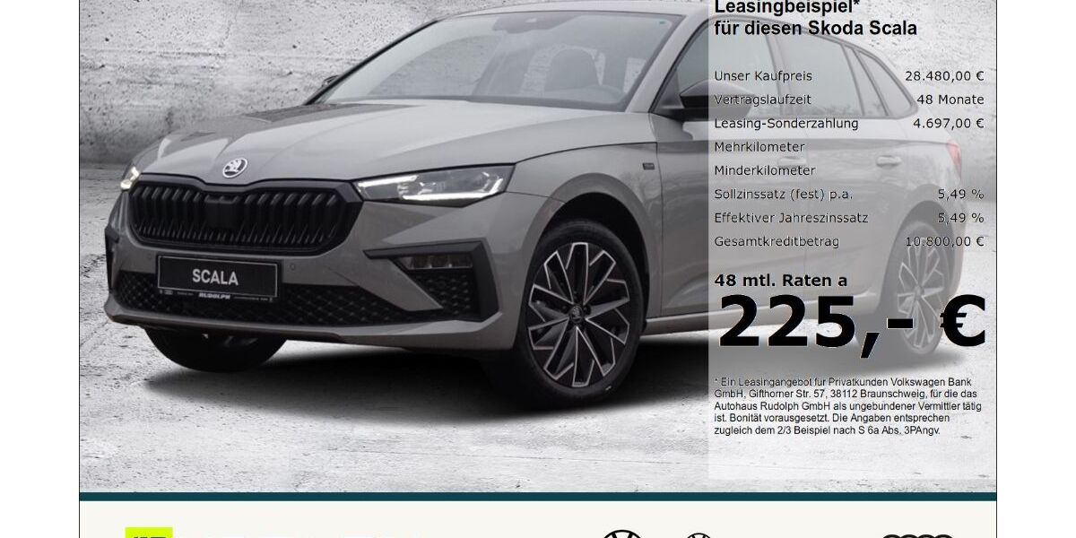 Skoda Scala 1.500 km 26.980 &euro; Merseburg 06217