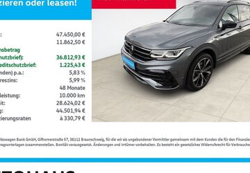 VW Tiguan Allspace 11.070 km 46.980 &euro; Bitterfeld-Wolfen 06749