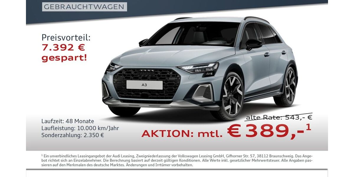 Audi A3 8.100 km 41.890 &euro; Halle 06122