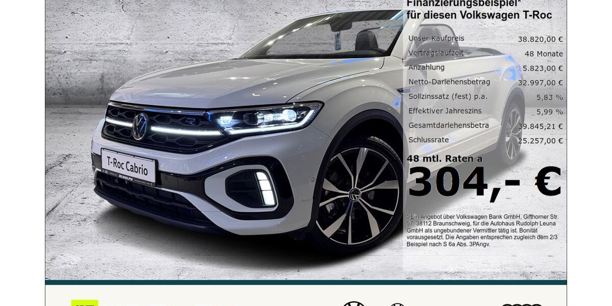 VW T-Roc 8.000 km 37.590 &euro; Leuna 06237