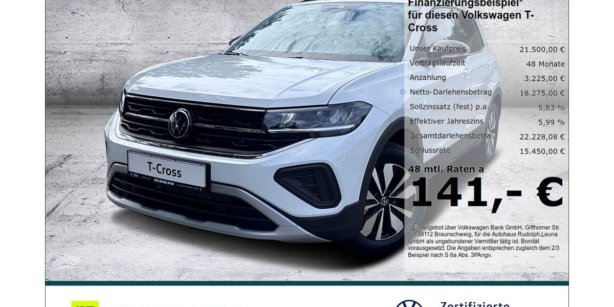 VW T-Cross 5.000 km 21.500 &euro; Leuna 06237