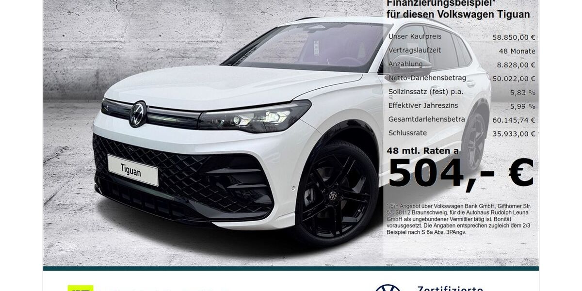VW Tiguan 9.500 km 55.440 &euro; Leuna 06237
