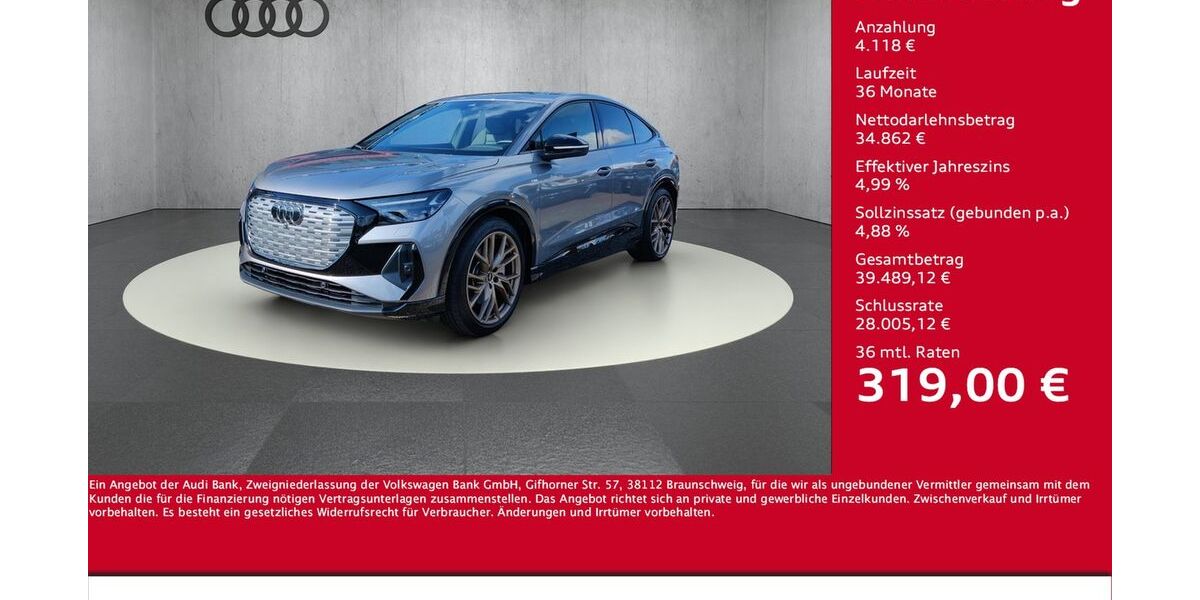Audi Q4 e-tron 29.600 km 38.480 &euro; Halle 06122