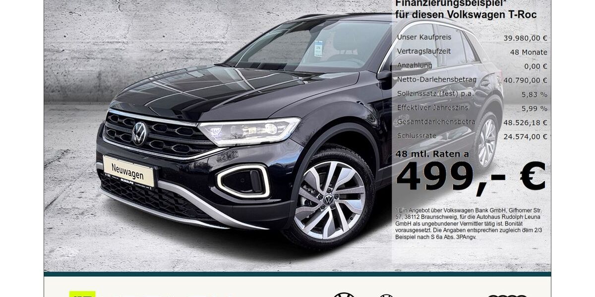 VW T-Roc 9.600 km 32.450 &euro; Leuna 06237