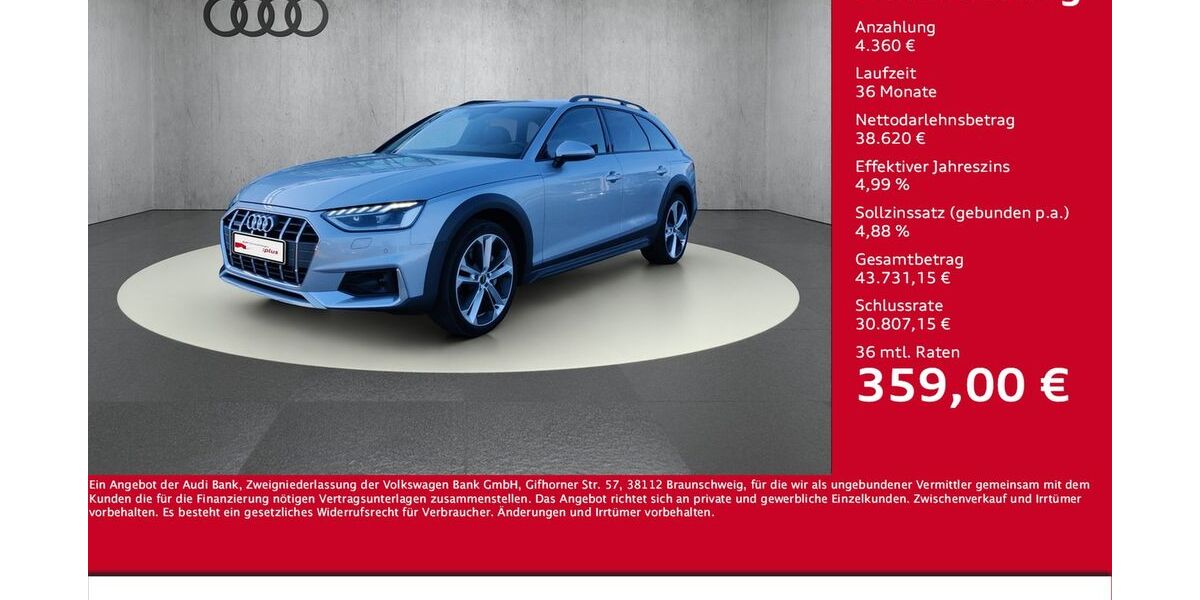 Audi A4 Allroad 48.800 km 41.980 &euro; Halle 06122