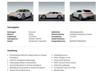 Porsche Taycan 69.881 km 91.499 &euro; Lützen 06686