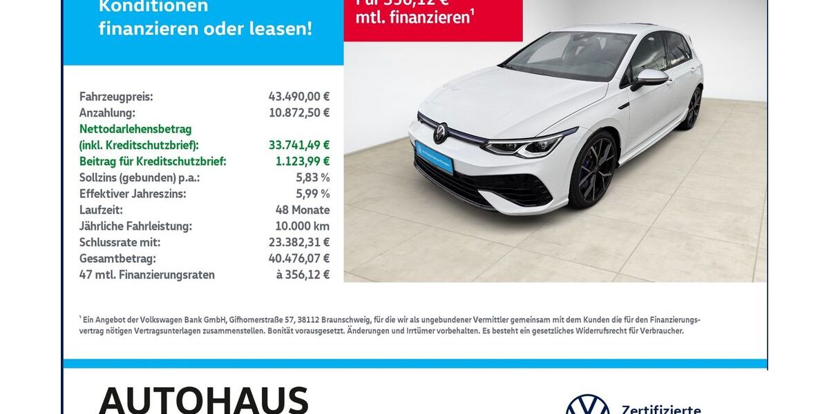 VW Golf 16.188 km 42.980 &euro; Bitterfeld-Wolfen 06749