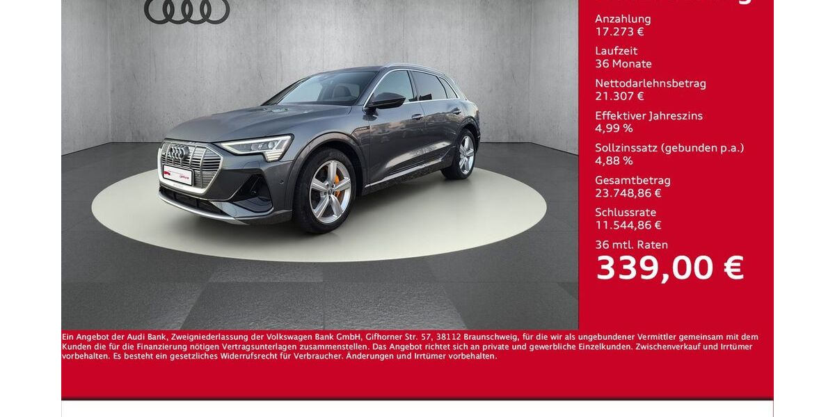 Audi e-tron 33.800 km 37.590 &euro; Halle 06122