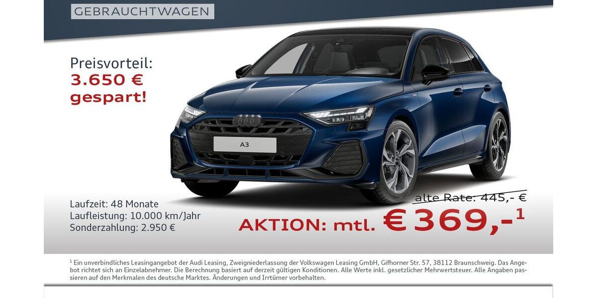 Audi A3 8.200 km 40.980 &euro; Halle 06122