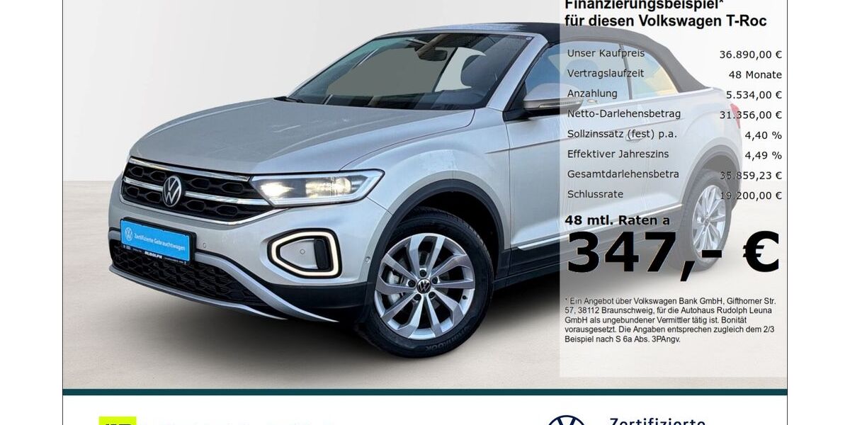 VW T-Roc 7.200 km 35.980 &euro; Leuna 06237