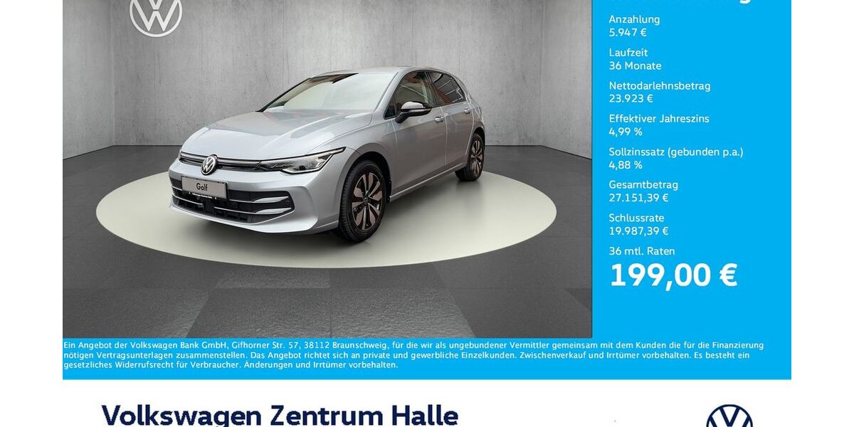 VW Golf 17.186 km 29.870 &euro; Halle/Saale 06110